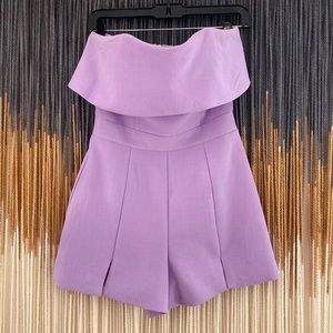 Lavender Structured Romper from DO+BE